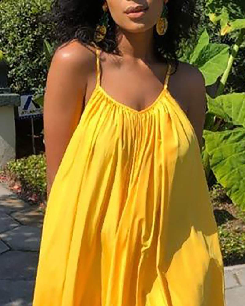 Lightweight Flowy Sundress Perfect for Beach