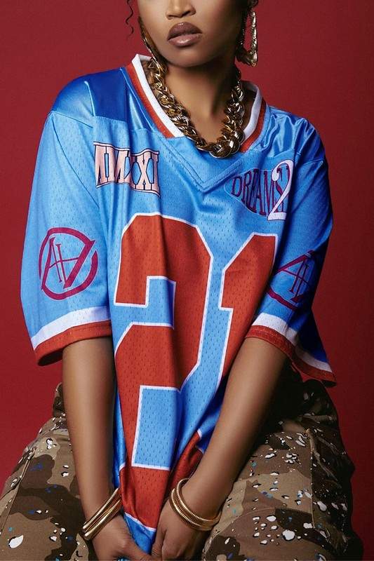 V NECK OVERSIZED T SHIRTS