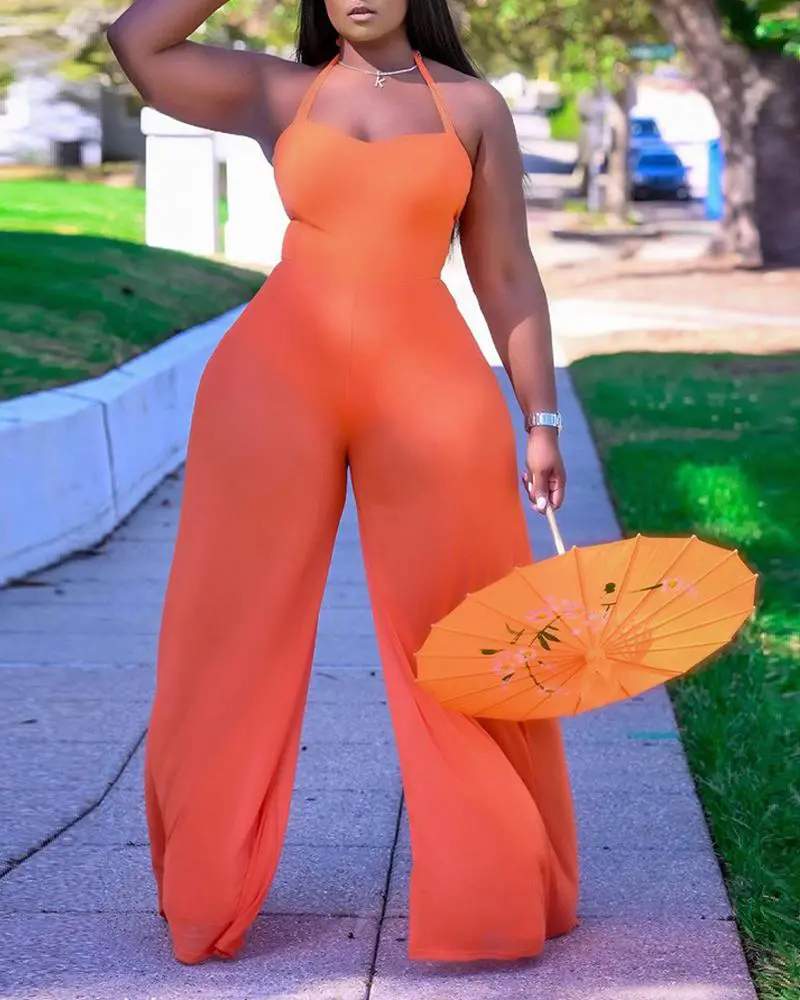 Women’s High-Waisted Jumpsuit - Trendy Style