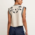 SLEEVELESS DESIGN SEXY SPICE GIRL KNITTED VEST TOP FOR WOMEN