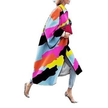 SPRING SPOTLONG BELL SLEEVE COAT LOOSE WINDBREAKER WOMEN