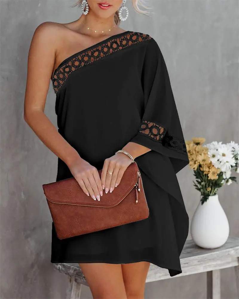 Flattering One-Shoulder Dress
