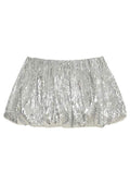 SEQUINED BUBBLE MINI SKIRT