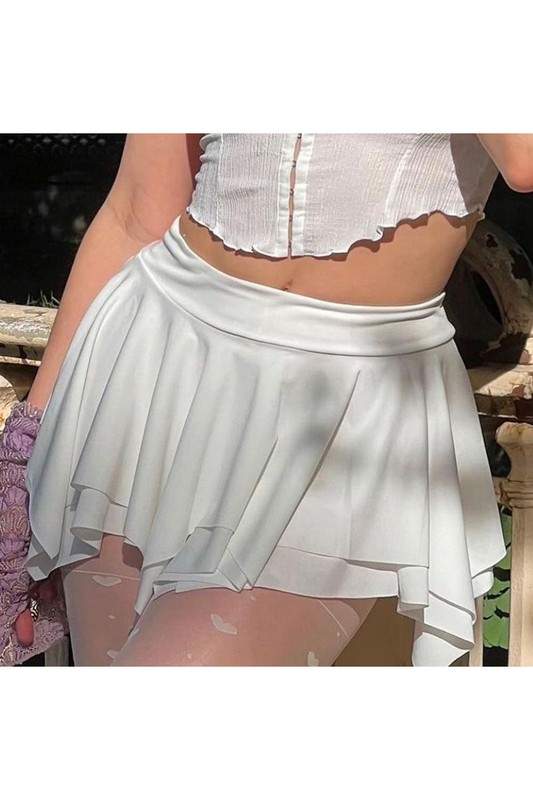 Fashionable Flowy Ruffled Skirt