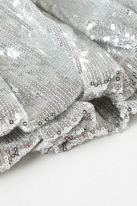 SEQUINED BUBBLE MINI SKIRT