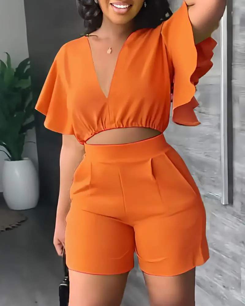 Casual Cutout Jumpsuit for Summer