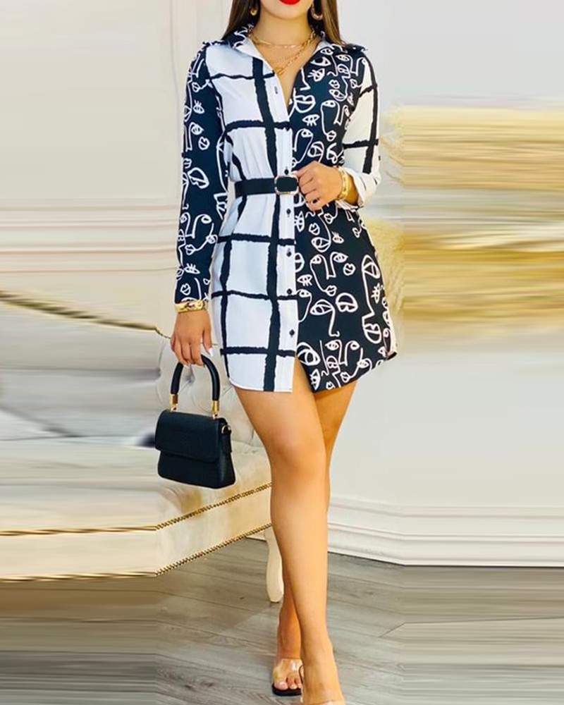 Trendy Belted Shirt Dress for Summer