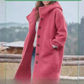  STREET HIPSTER TRENCH  LONG SLEEVE LOOSE  COAT 