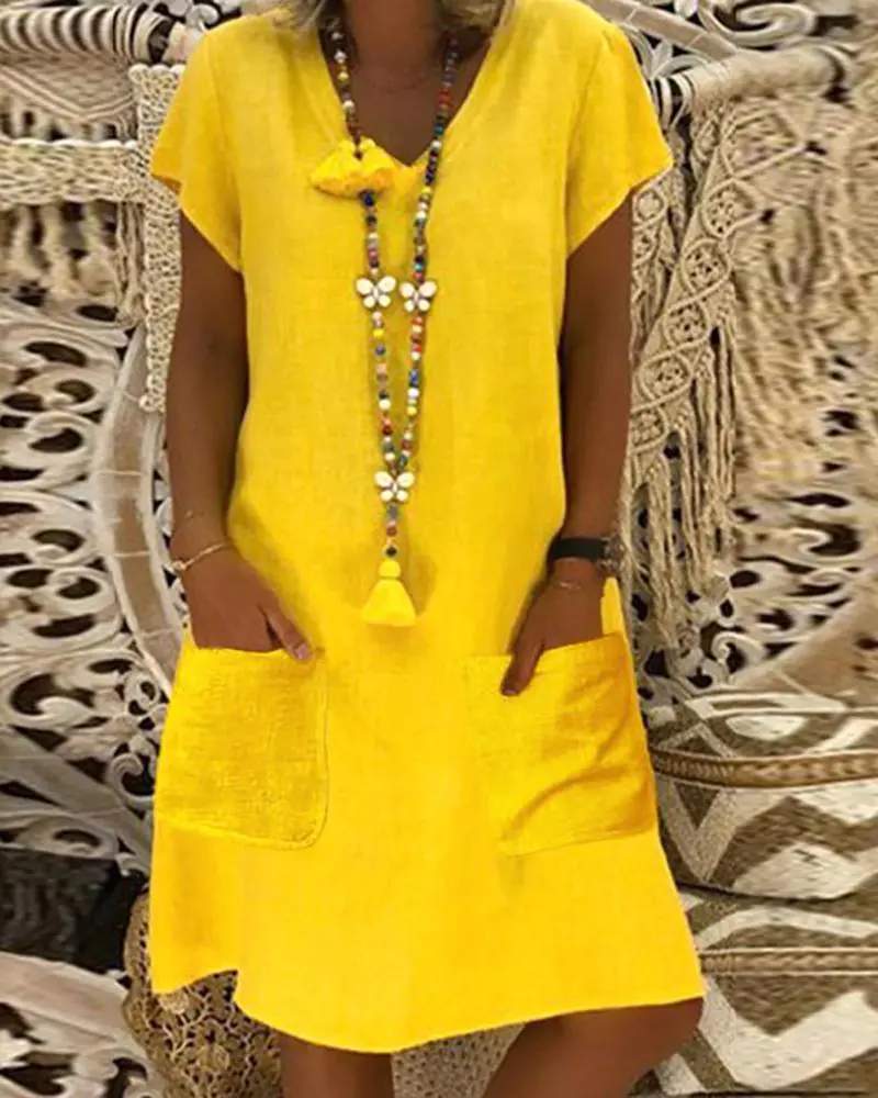Summer Dress for Women with Pockets