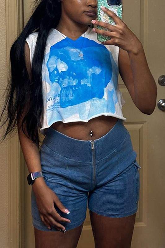 HIGH RISE BIKER SHORTS
