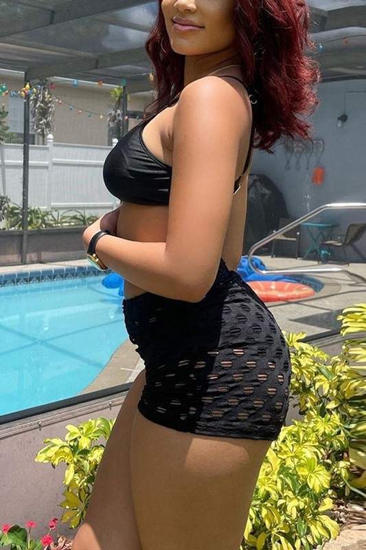 SHEER MESH SHORTS