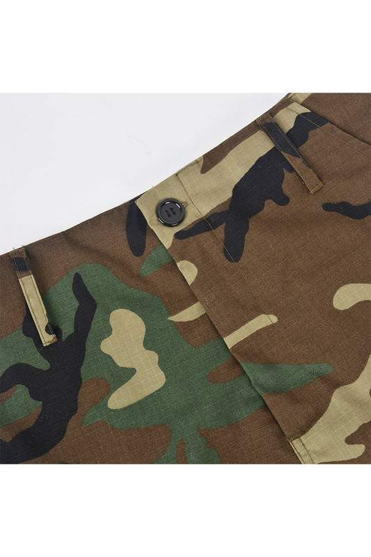 CAMOUFLAGE MINI SKIRT