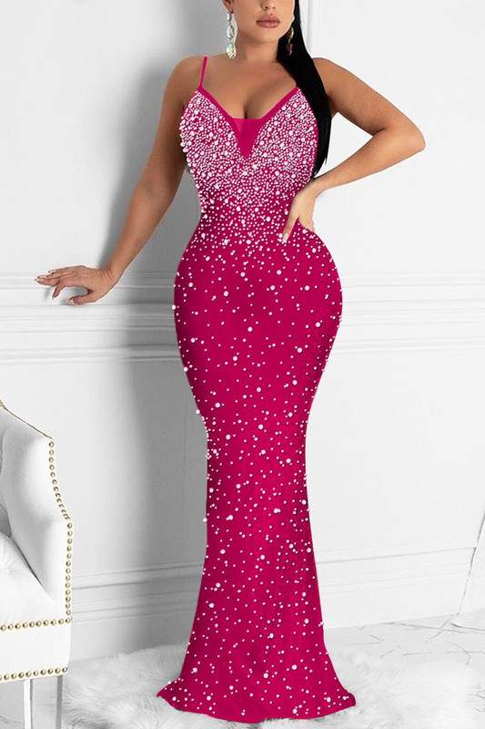 Sequin Dress, Chic Evening Gown