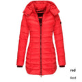   WOMEN S MID LENGTH SLIM FIT COTTON PADDED JACKET WARM DOWN COTTON PADDED JACKET