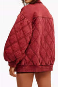 VINTAGE QUILTED OVERSIZED JACKET
