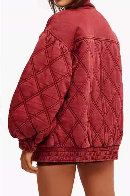 VINTAGE QUILTED OVERSIZED JACKET