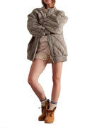 VINTAGE QUILTED OVERSIZED JACKET