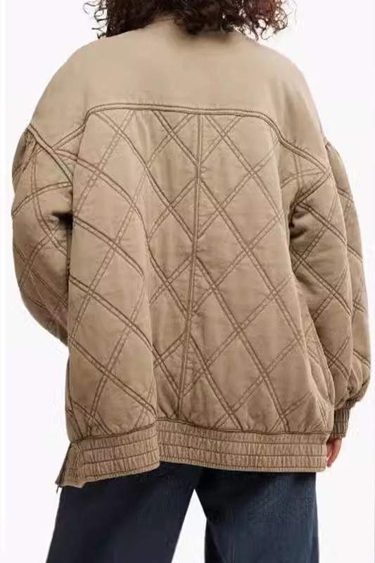 VINTAGE QUILTED OVERSIZED JACKET