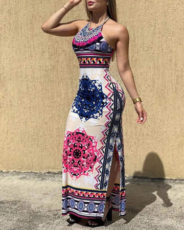 Fashionable Bodycon Slit Dress