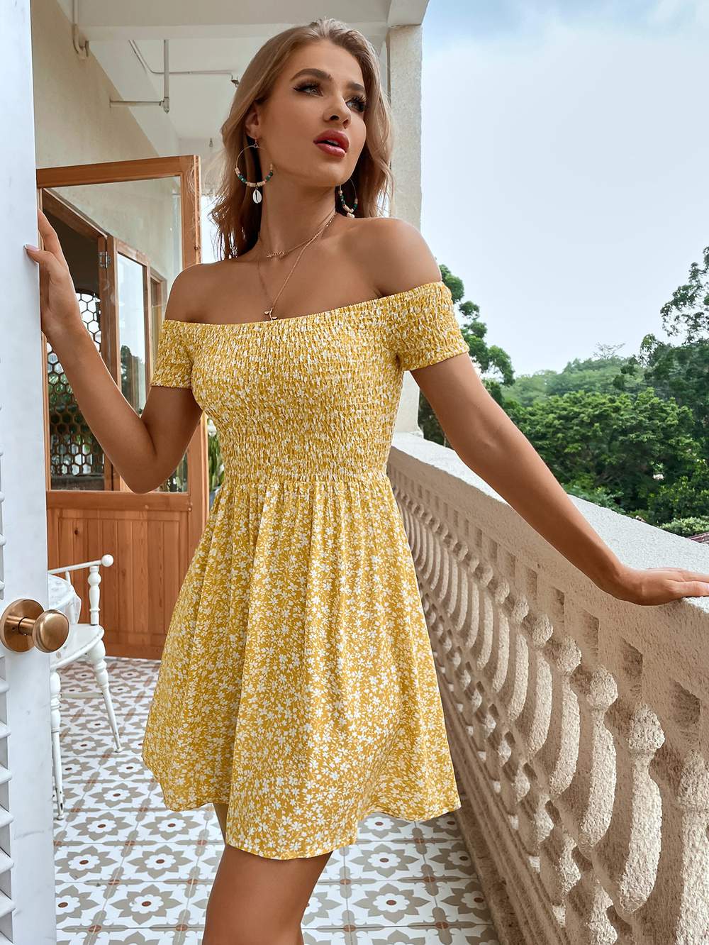 Women’s Floral Mini Dress