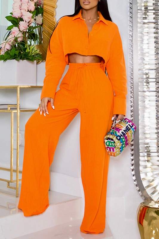 Stylish Two-Piece Linen Loungewear Set