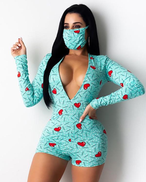 Sleek Camouflage Outfit with Face Cover