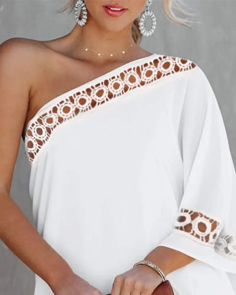 Bohemian Dress, Loose Fit Off-Shoulder Style