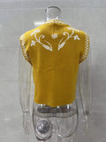 SLEEVELESS DESIGN SEXY SPICE GIRL KNITTED VEST TOP FOR WOMEN