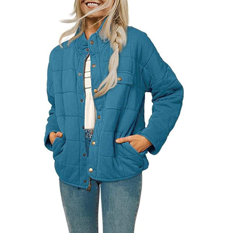 STAND COLLAR LOOSE LIGHTWEIGHT JACKET COAT