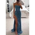PARTY SLING DRESS  LOOSE  SPLIT  