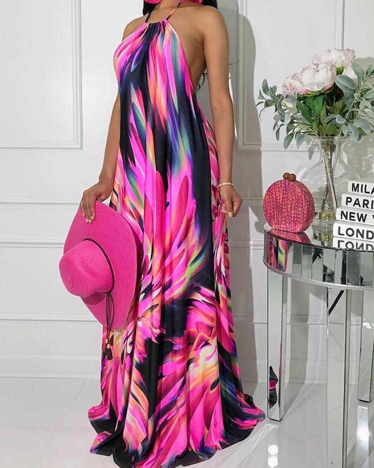 Open Back Dress: Flowing Maxi Dress Option