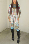 GRAPHIC SHIRT AND TIGHTS SET