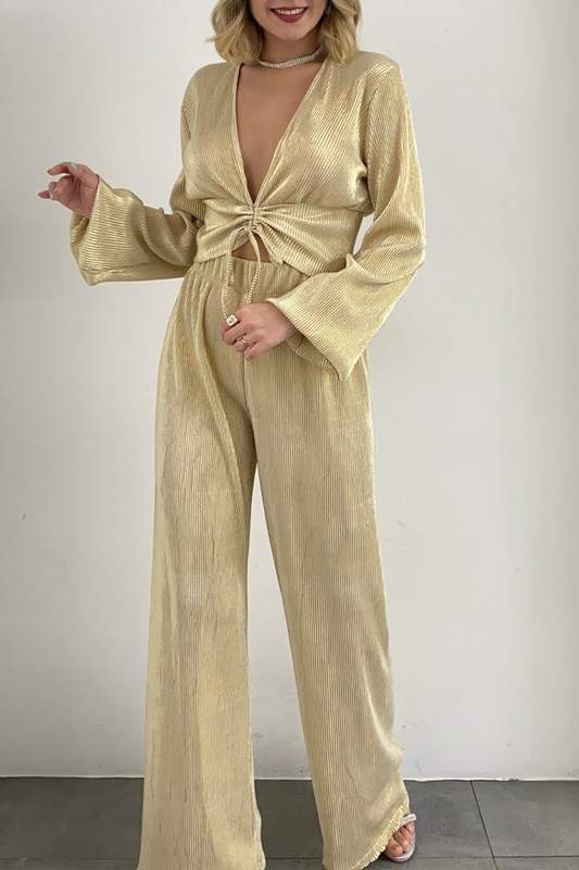 VELVET TOP PANTS SET