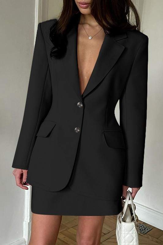 CHIC BLAZER MINI DRESS