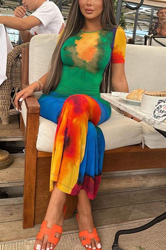 TIE DYE LONG DRESS