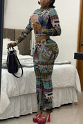 GRAPHIC SHIRT AND TIGHTS SET
