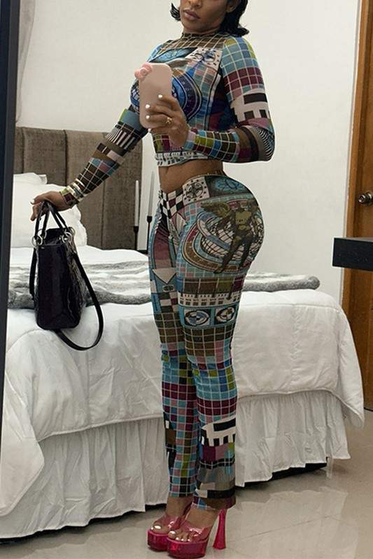 GRAPHIC SHIRT AND TIGHTS SET