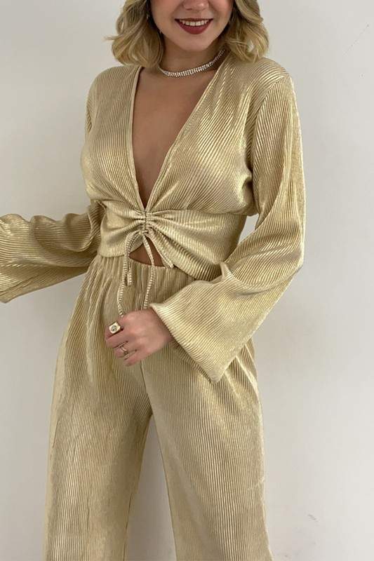 VELVET TOP PANTS SET