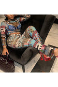 GRAPHIC SHIRT AND TIGHTS SET