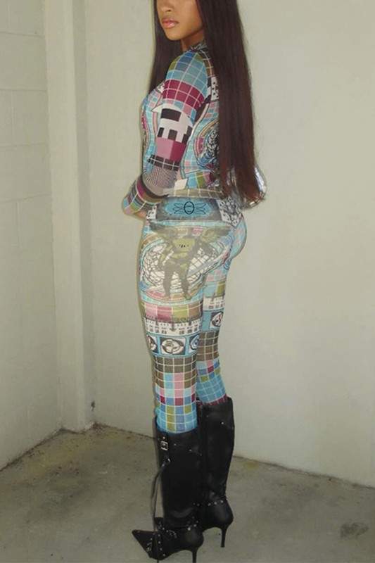GRAPHIC SHIRT AND TIGHTS SET