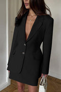 CHIC BLAZER MINI DRESS