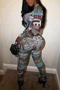 GRAPHIC SHIRT AND TIGHTS SET