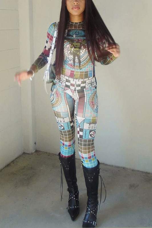 GRAPHIC SHIRT AND TIGHTS SET