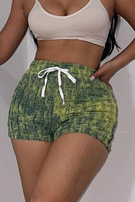DISTRESSED DENIM SHORTS