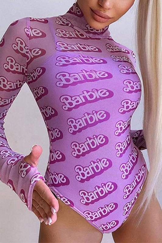 BARBIE MESH BODYSUIT TOP