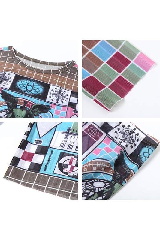 GRAPHIC SHIRT AND TIGHTS SET