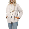 STAND COLLAR LOOSE LIGHTWEIGHT JACKET COAT
