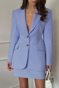 CHIC BLAZER MINI DRESS