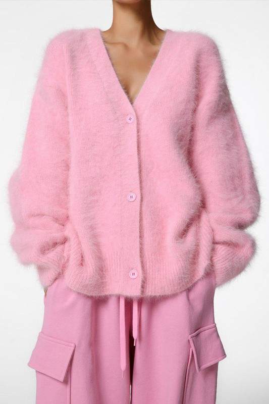 KNIT SWEATER CARDIGAN