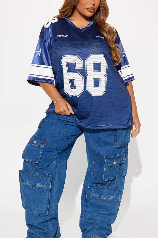 V NECK OVERSIZED T SHIRTS